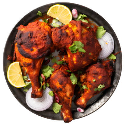 Tandoori Chicken to show the difference in style from a roast dinner