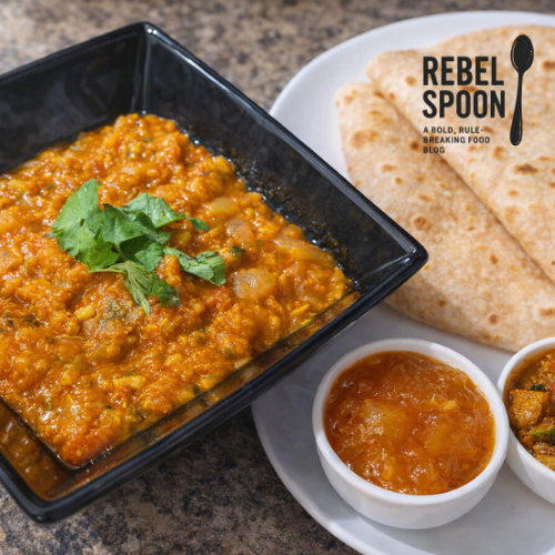 Feature image for the mixed yellow and red dal easy recipe